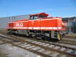 Arnsberg - H�sten Die Mak 1206 (RLG 54) am 18.03.2010 in Neheim-H�sten.