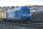 Im November und Dezember 2023 fanden im Bahnhof Arnsberg wieder Holzverladungen statt.