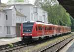 612 045 mit dem RE nach Kassel-Wilhelmshöhe am 14.05.2014 im Bahnhof Arnsberg.