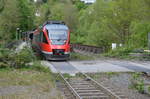 triebwagen/556976/am-13052017-erreicht-644-008508-mit Am 13.05.2017 erreicht 644 008/508 mit dem RE 57 nach Winterberg den Bahnhof Arnsberg.