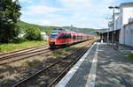 triebwagen/660824/ueberfuehrungsfahrt-am-14062019-mit-644-508 Überführungsfahrt am 14.06.2019 mit 644 508 (+ 2 weitere 644) Richtung Schwerte ohne Stopp im Bahnhof Arnsberg.