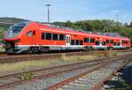 triebwagen/748538/633-607-bei-der-einfahrt-in 633 607 bei der Einfahrt in den Bahnhof Arnsberg 23.09.2021 