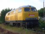 Am 12.07.2010 war die 218 der Bahnbau Gruppe (DBG) in Neheim-Hsten abgestellt.