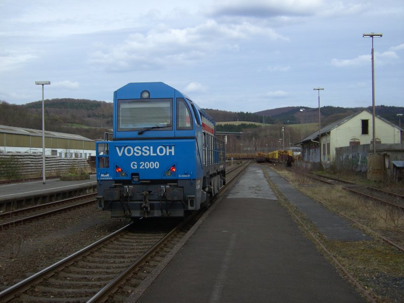 Vossloh G 2000 der OHE am 01.04.2008