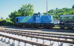 Am 13.05. 2025 war auch die FSI  Ender  wieder im Bauzugeinsatz, als in der östlichen Bahnhofsausfahrt Arnsberg Schotter abgekippt wurde.