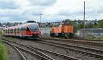 (Reload)  Am 10.05.2021 ist 644 508 auf dem Weg ins Sauerland und verlässt den Bahnhof Arnsberg.